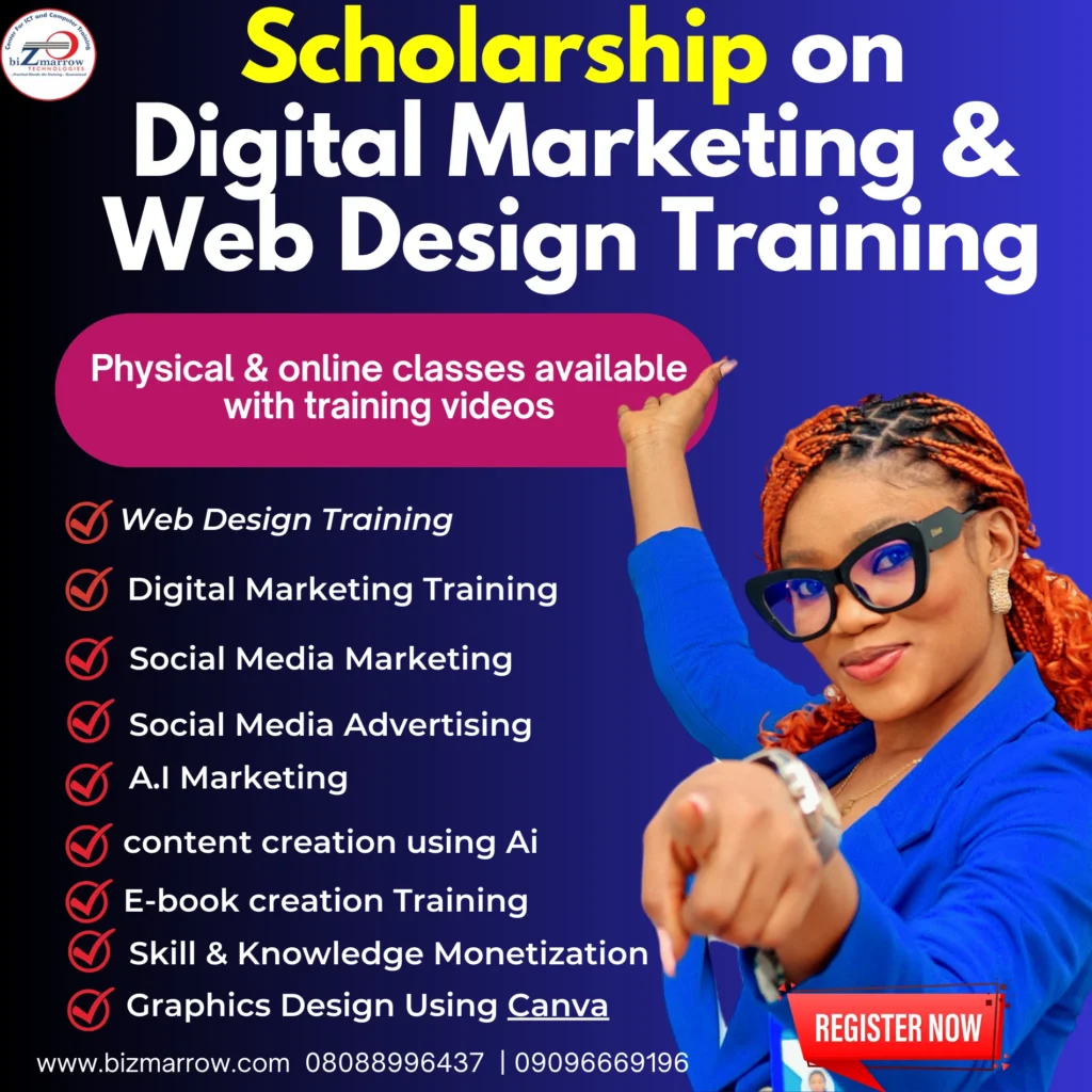 Tech Scholarship in Nigeria| Digital skills scholarship for Nigerians